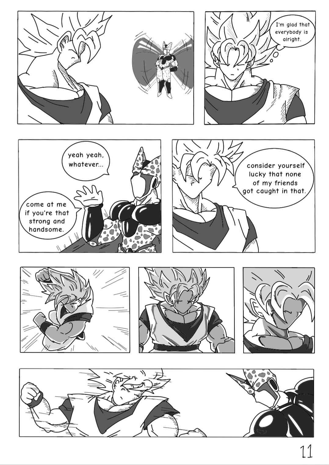Dragon Ball: Goku and Cell's Daibouken Chapter 1 - Page 12