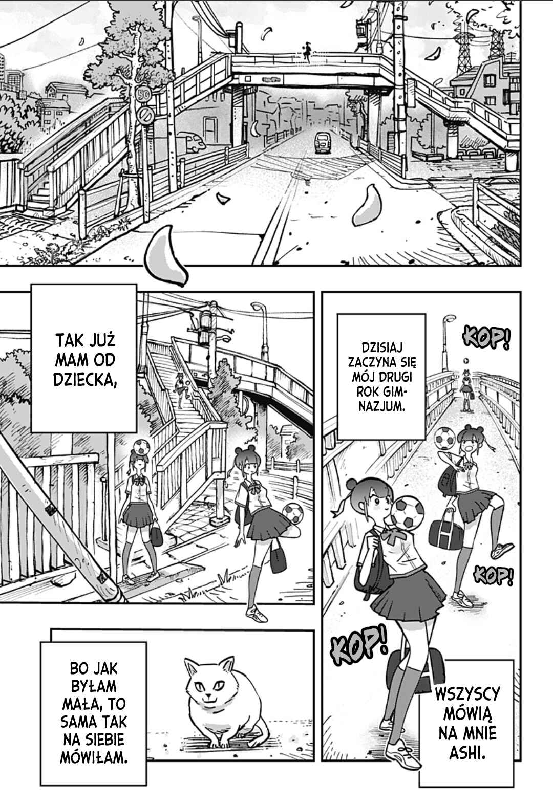 Dribbling Nukko Ashi-chan Chapter 1 - Page 4
