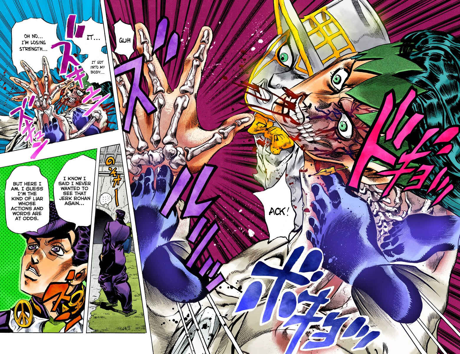 JoJo no Kimyou na Bouken: Part 4 - Diamond wa Kudakenai Color-ban Chapter 120 - Page 19