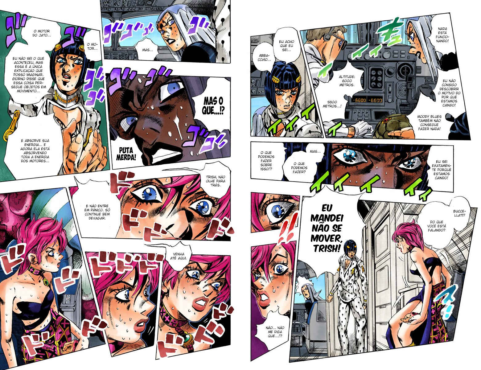 JoJo no Kimyou na Bouken: Part 5 - Ougon no Kaze Color-ban Chapter 100 - Page 4
