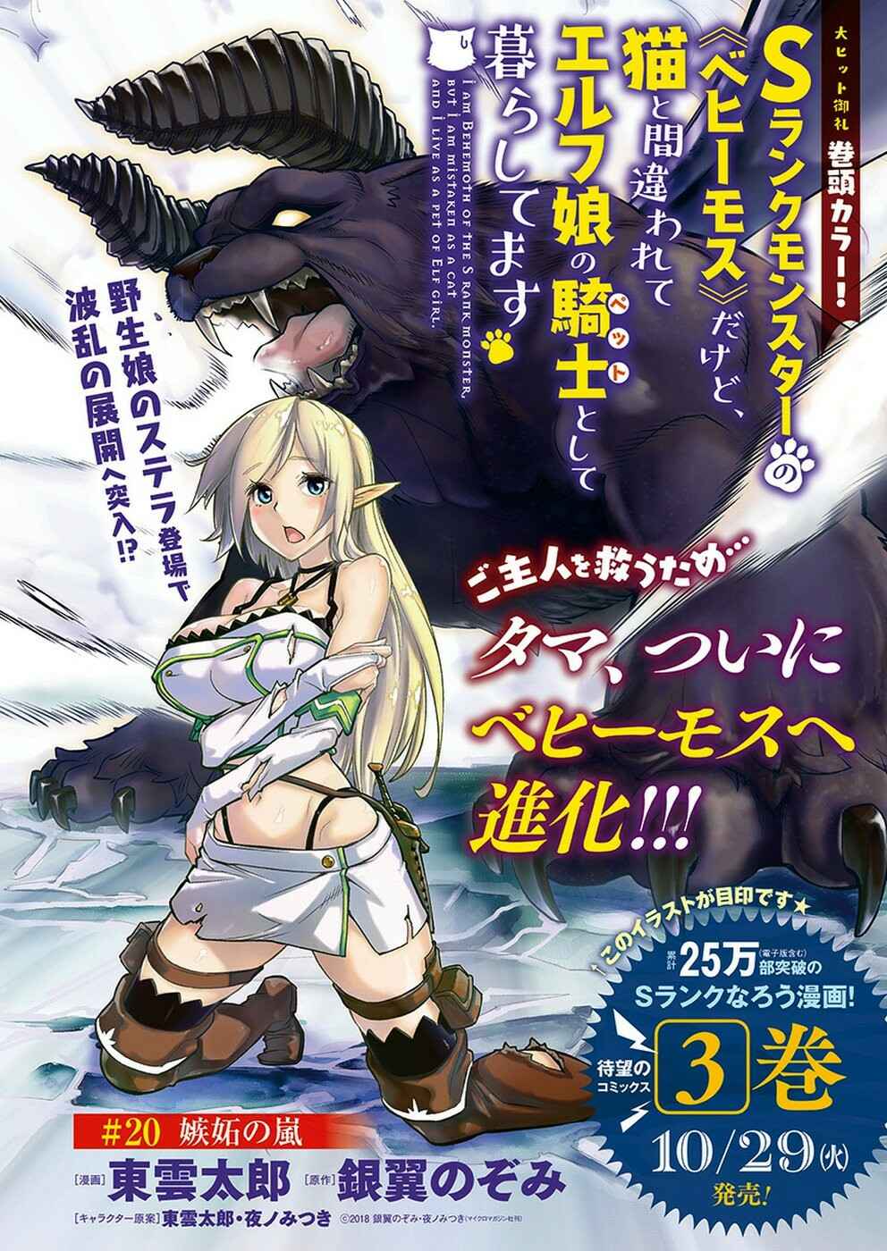 S-Rank Monster no "Behemoth" dakedo, Neko to Machigawarete Elf Musume no Pet to Shite Kurashitemasu Chapter 20 - Page 2