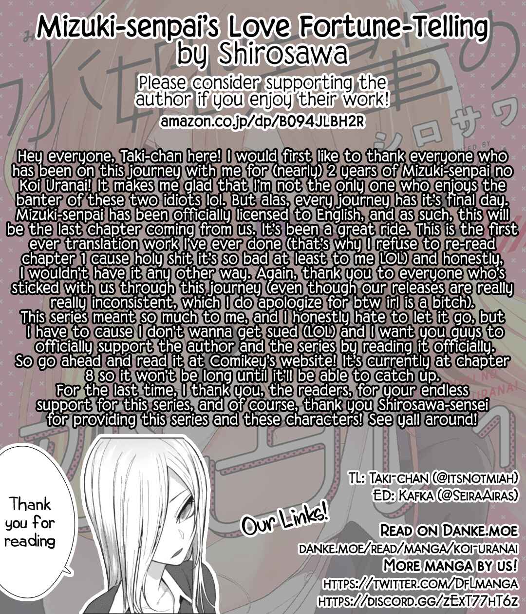 Mizuki-senpai no Koi Uranai Chapter 15 - Page 19