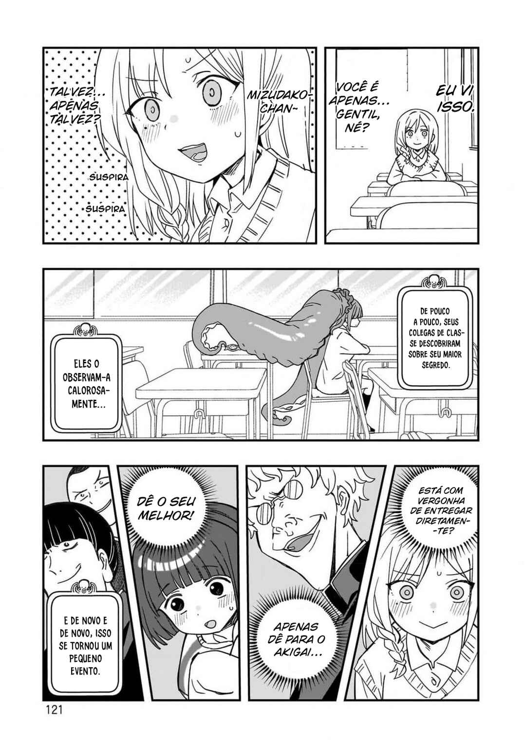 Mizudako-chan kara wa Nigerarenai! Chapter 4 - Page 8
