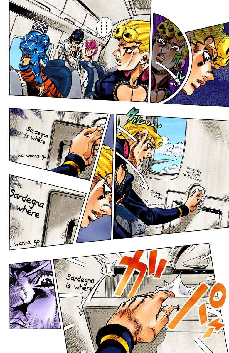 JoJo no Kimyou na Bouken: Part 5 - Ougon no Kaze Color-ban Chapter 95 - Page 12