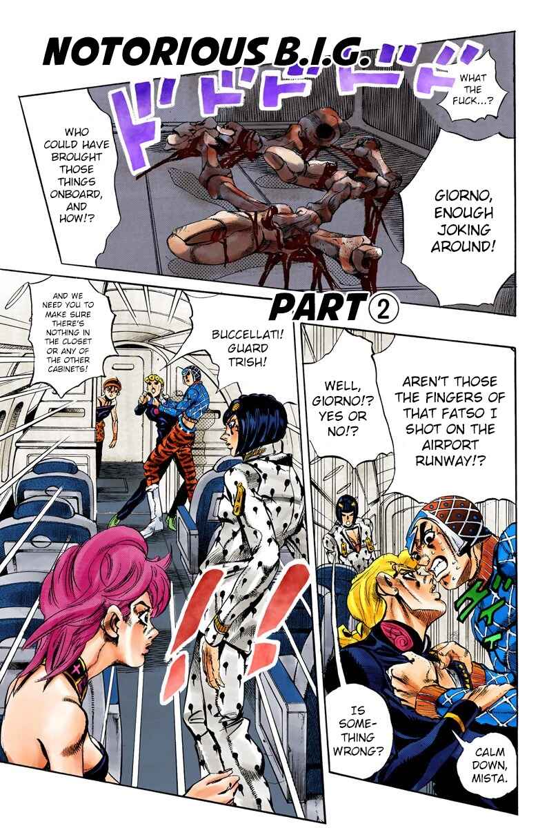 JoJo no Kimyou na Bouken: Part 5 - Ougon no Kaze Color-ban Chapter 95 - Page 2