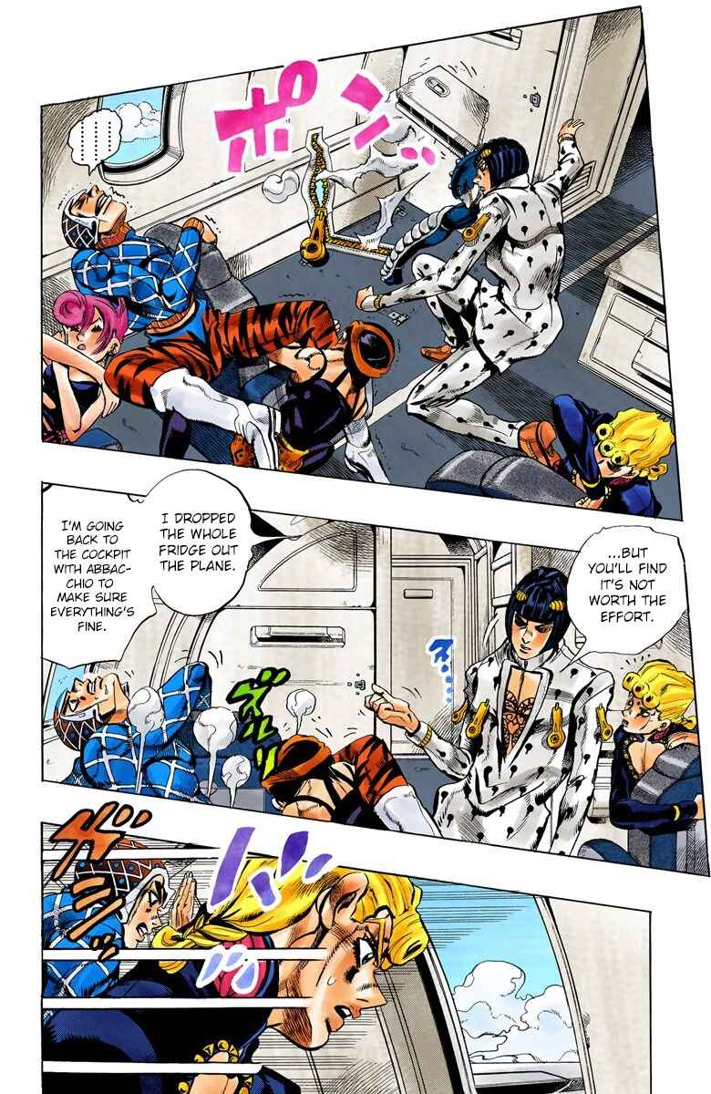 JoJo no Kimyou na Bouken: Part 5 - Ougon no Kaze Color-ban Chapter 95 - Page 8
