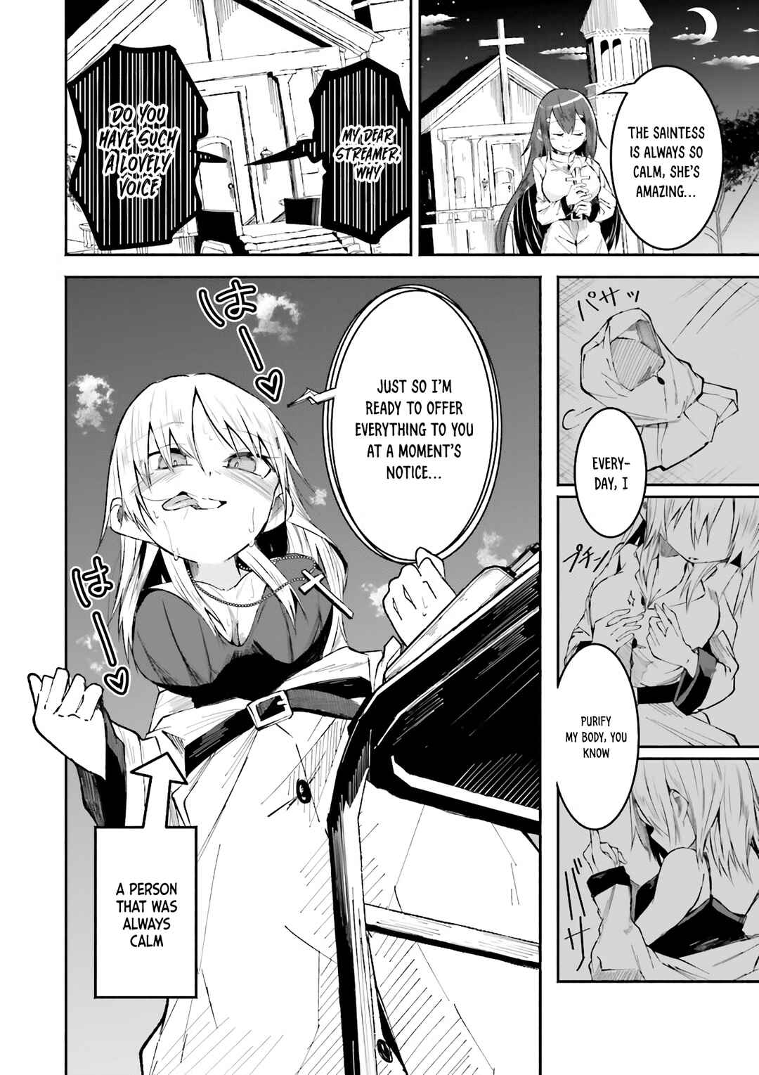 Isekai de Haishin Katsudou wo Shitara Tairyou no Yandere Shinja wo Umidashite Shimatta Ken Chapter 4 - Page 14