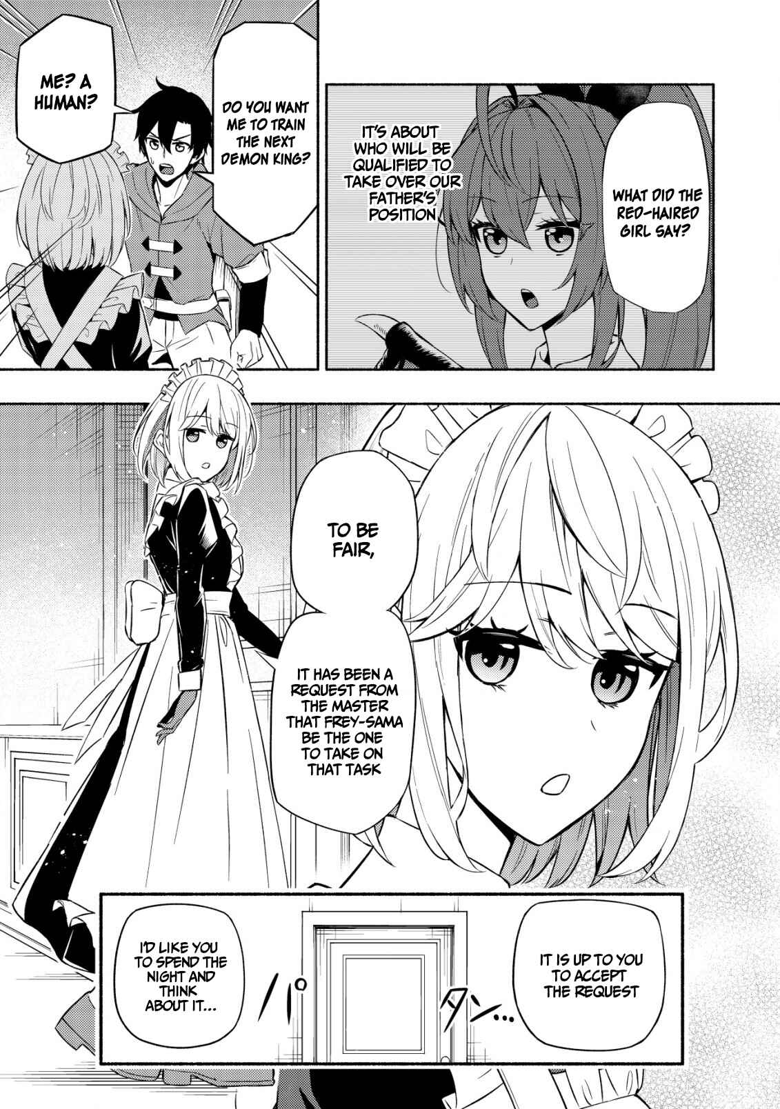 Maou Reijou no Kyouiku Gakari ~Yuusha Gakuin wo Tsuihou Sareta Heimin Kyoushi wa Maou no Musume-Tachi no Katei Kyoushi to Naru~ Chapter 3 - Page 18