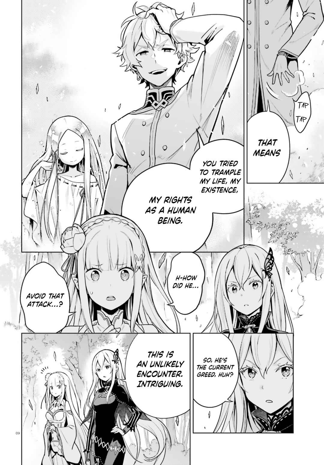 Re:Zero kara Hajimeru Isekai Seikatsu: Dai 4-shou—Seiiki to Gouyoku no Majo Chapter 58 - Page 9