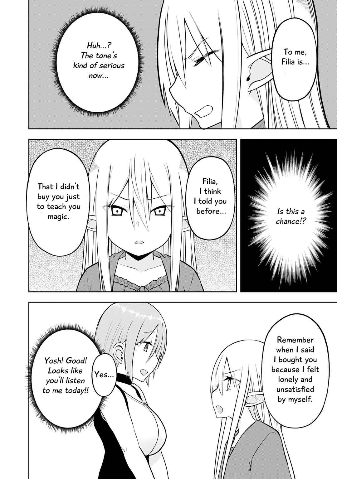 Eroi Koto Suru Tame ni Kyonyuu Bishoujo Dorei wo Katta Hazu ga, Oshishou-sama to Shitawa Rete Omotta Toori ni Ikanaku Naru Hanashi Chapter 16 - Page 24
