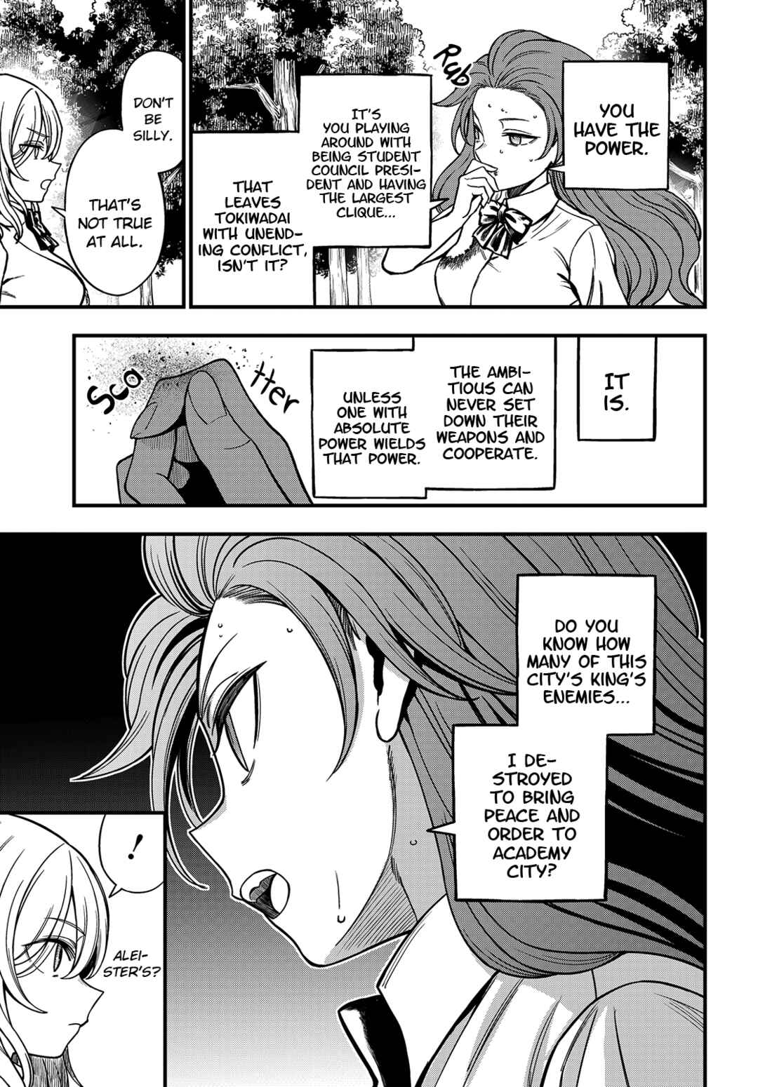 Toaru Majutsu no Index Gaiden - Toaru Kagaku no Mental Out Chapter 32.3 - Page 12