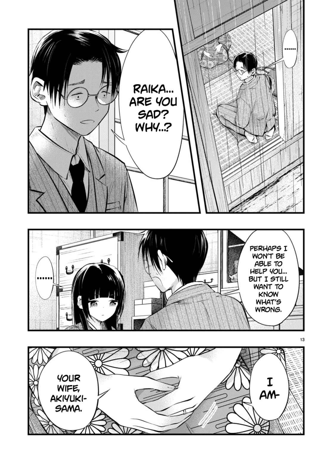 Tsuma no Kigen de Tenkou ga Kawaru Hanashi Chapter 5 - Page 13