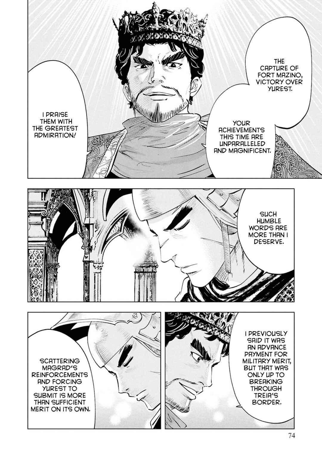 Oukoku e Tsuzuku Michi - Dorei Kenshi no Nariagari Harem Life Chapter 110 - Page 12