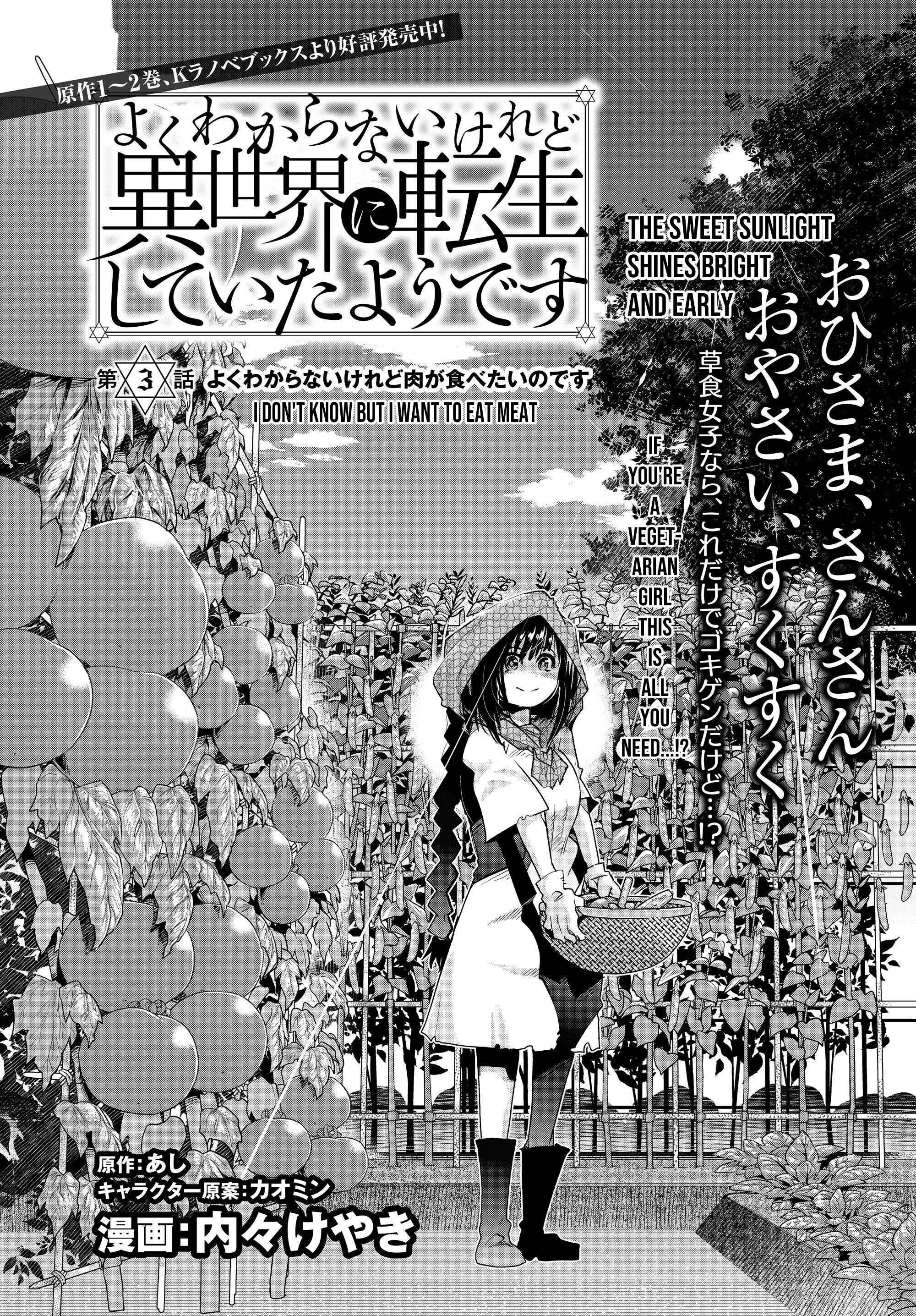 Yoku Wakaranai Keredo Isekai ni Tensei Shiteita You Desu Chapter 3 - Page 2