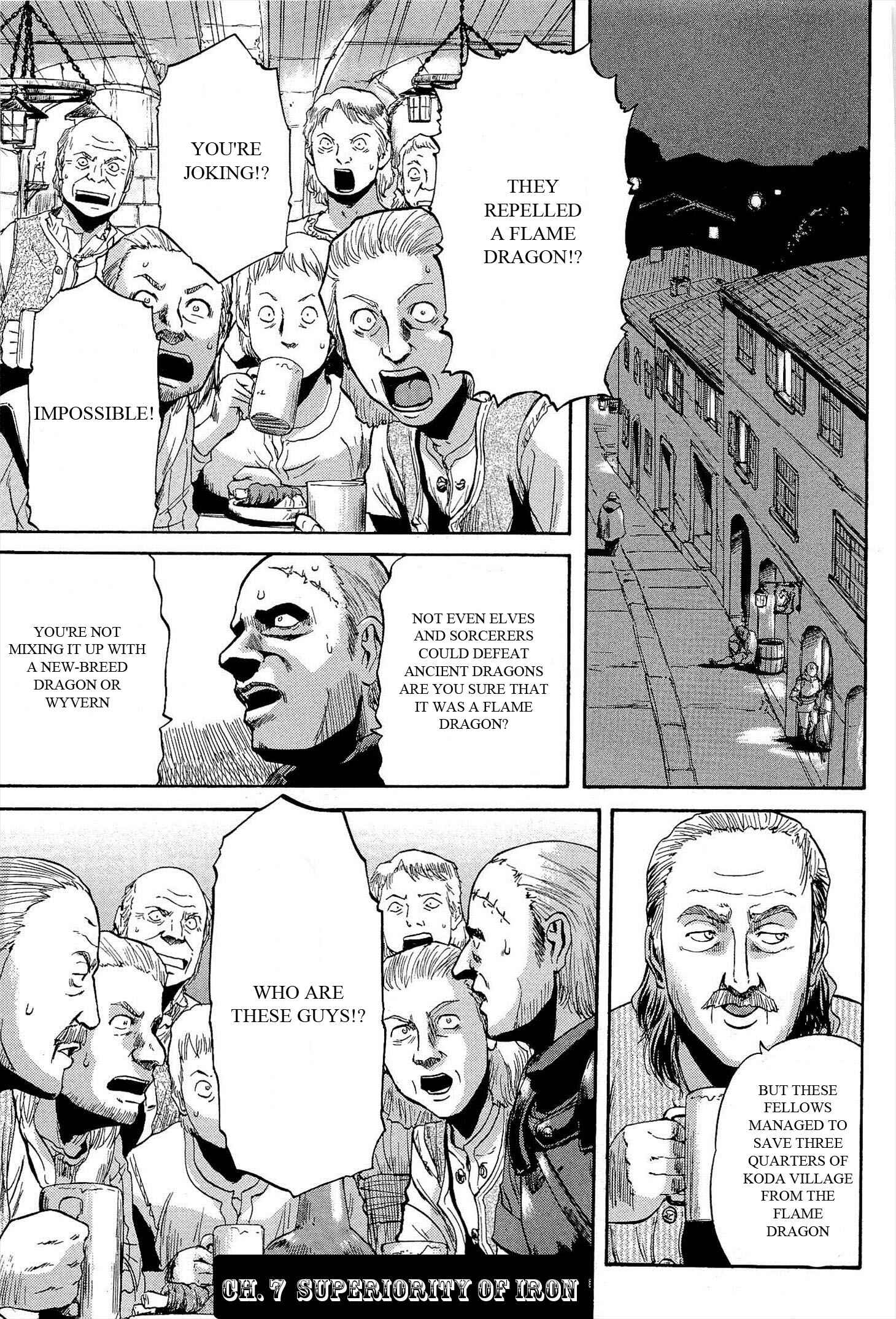 GATE - Jieitai Kanochi nite, Kaku Tatakaeri Chapter 7 - Page 1