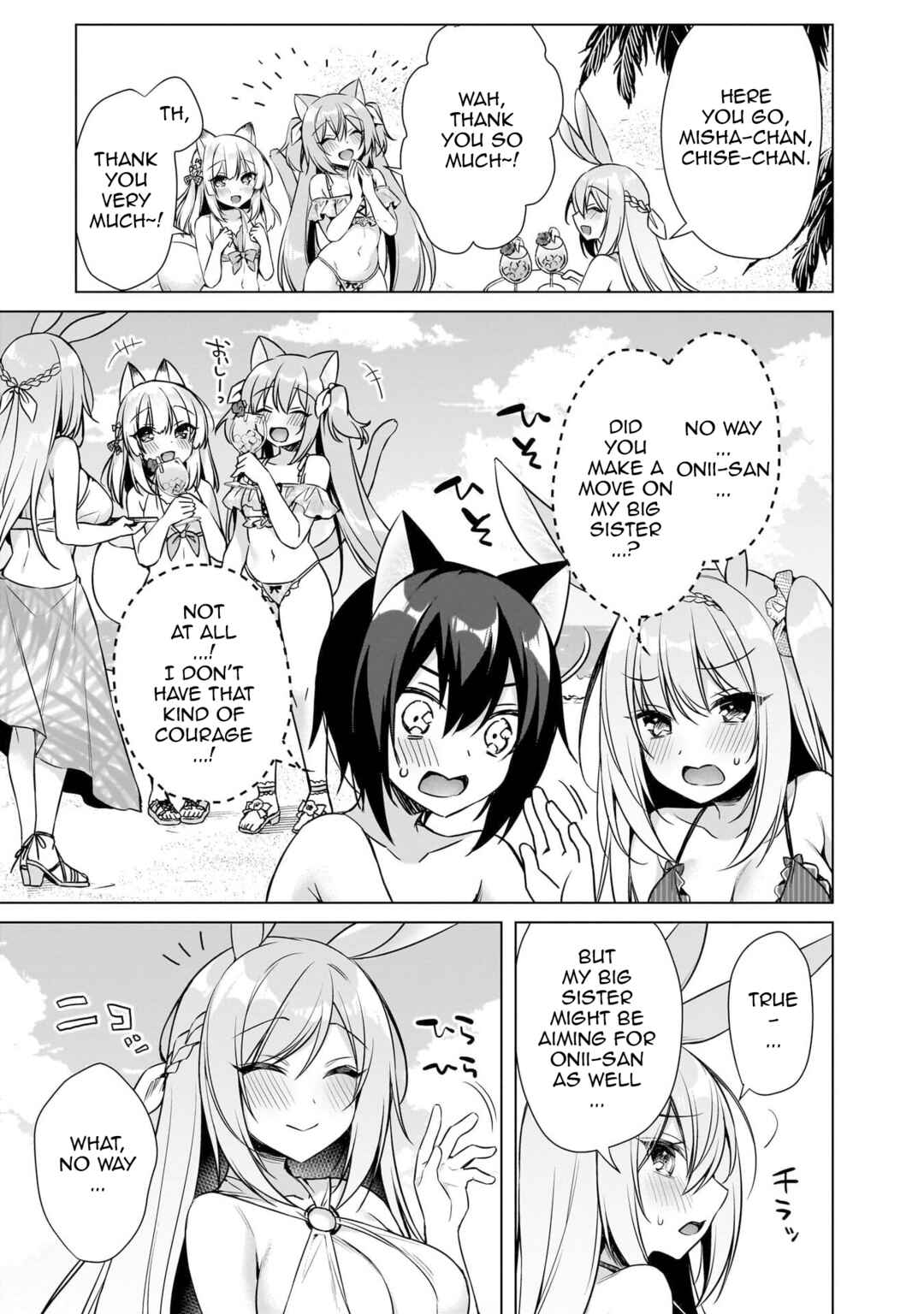 Boku no Risou no Isekai Seikatsu - Tensei shitara Kemomimi Musume darake no Sekai de Harem ni Chapter 8 - Page 10