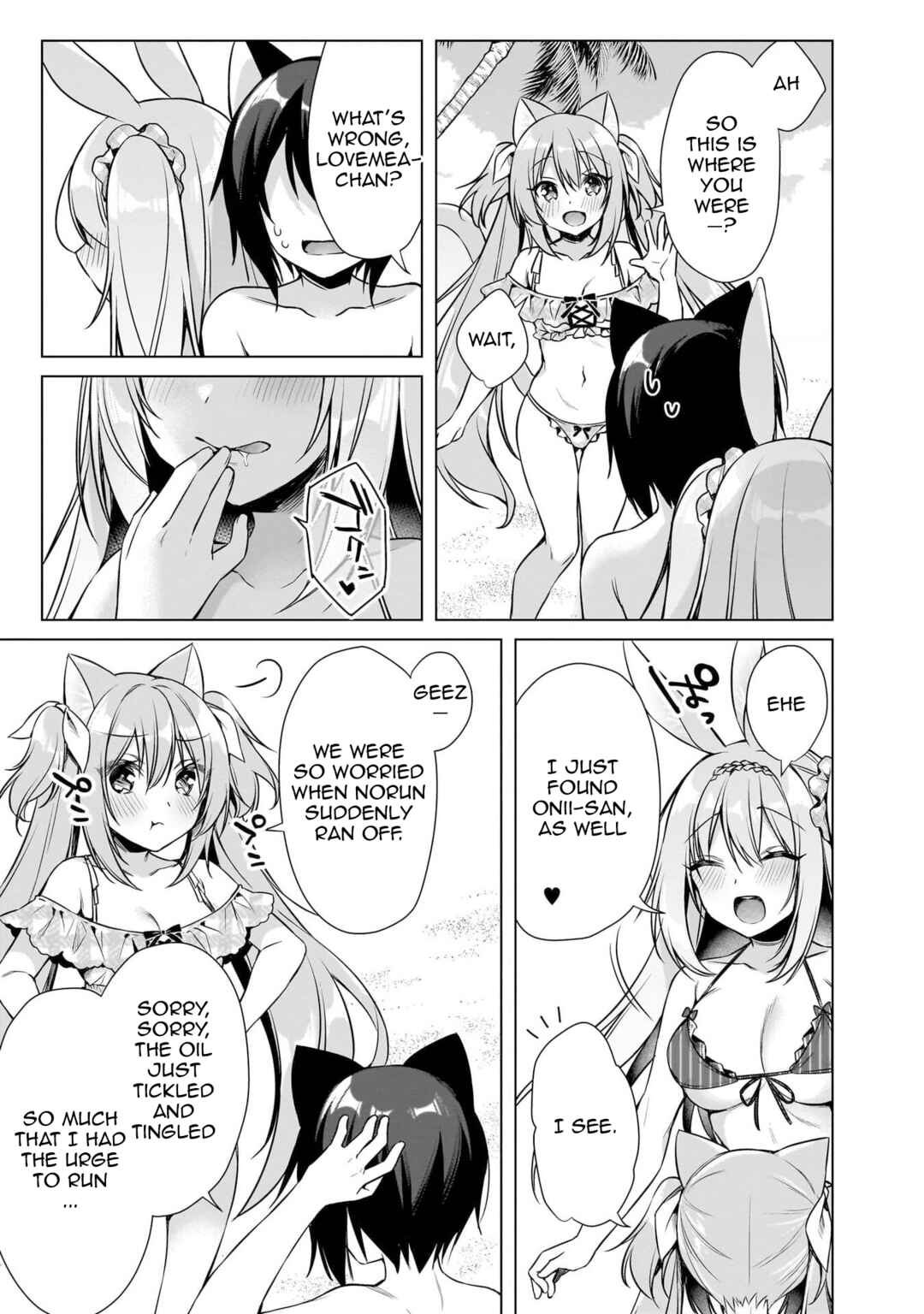 Boku no Risou no Isekai Seikatsu - Tensei shitara Kemomimi Musume darake no Sekai de Harem ni Chapter 8 - Page 24
