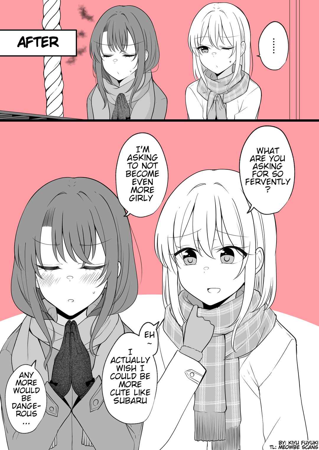 Aru Hi Kareshi ga Onnanoko ni Natteshimata Couple no Nichijou Chapter 47 - Page 2