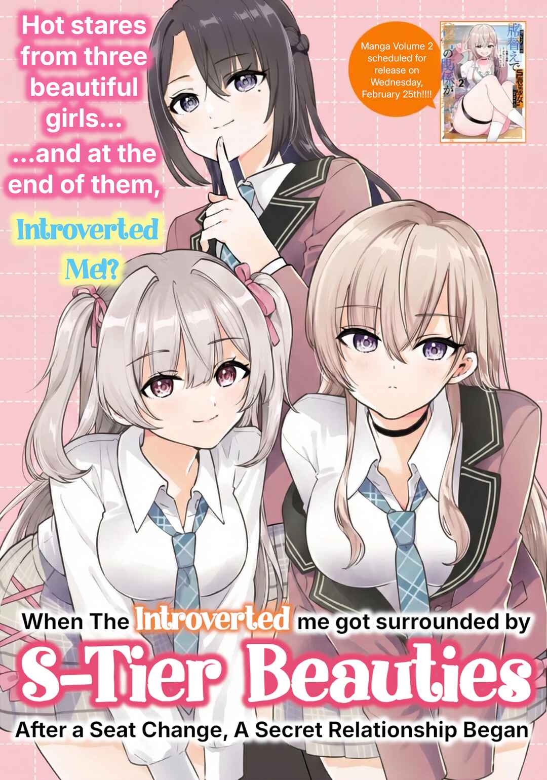 Inkya no Ore ga Sekigae de S-kyuu Bishoujo ni Kakomaretara Himitsu no Kankei ga Hajimatta. Chapter 10 - Page 1