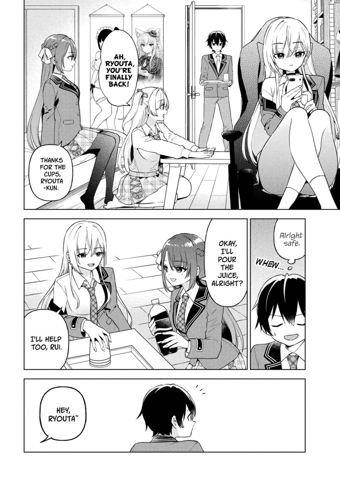 Inkya no Ore ga Sekigae de S-kyuu Bishoujo ni Kakomaretara Himitsu no Kankei ga Hajimatta. Chapter 10 - Page 9