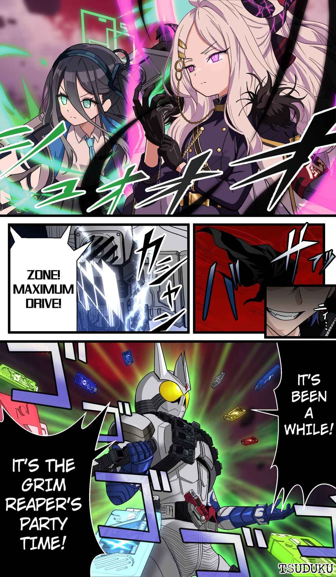 Blue Archive x Kamen Rider Decade - Schale no Kadoya Tsukasa-sensei Gainen (Doujinshi) Chapter 37 - Page 4