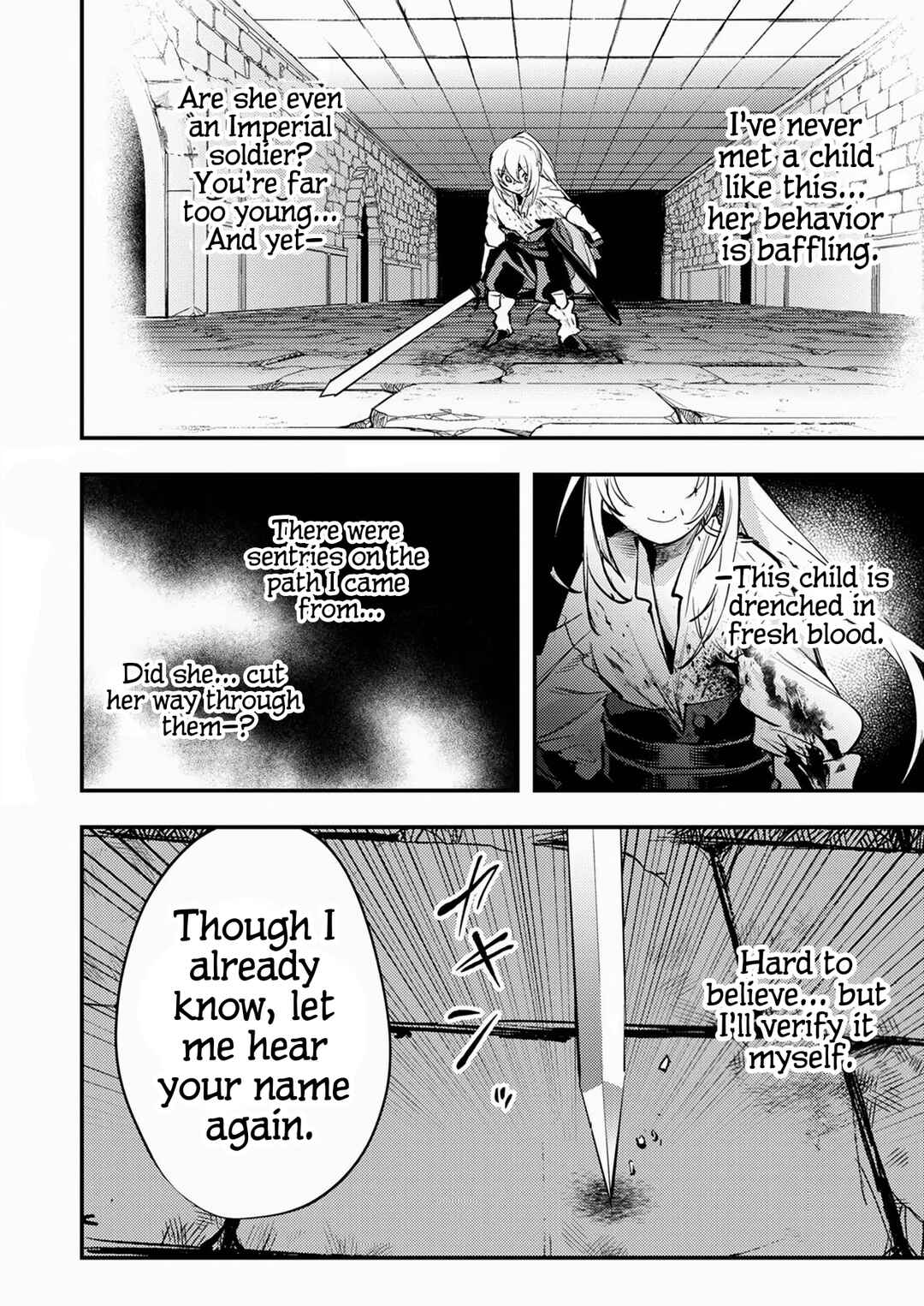 Shura Youjo no Eiyuutan ~Hanpa-sha to Iwa Reta Youhei, Youjo ni Tensei Shite Nariagaru~ Chapter 4 - Page 23
