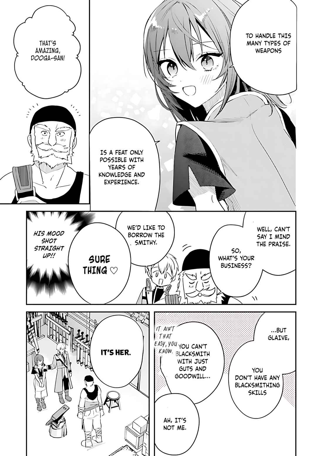 Onna Kajishi wa Ohitoyoshi Guild ni Hirowaremashita ~Shintenchi de Ganbaru Kajishi Seikatsu~ Chapter 3 - Page 14