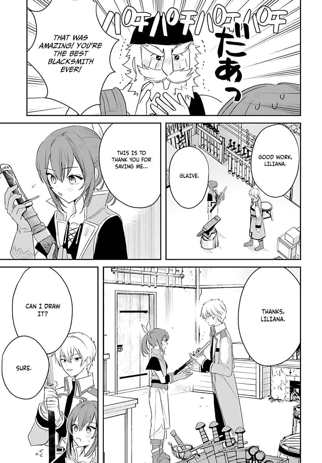 Onna Kajishi wa Ohitoyoshi Guild ni Hirowaremashita ~Shintenchi de Ganbaru Kajishi Seikatsu~ Chapter 3 - Page 28