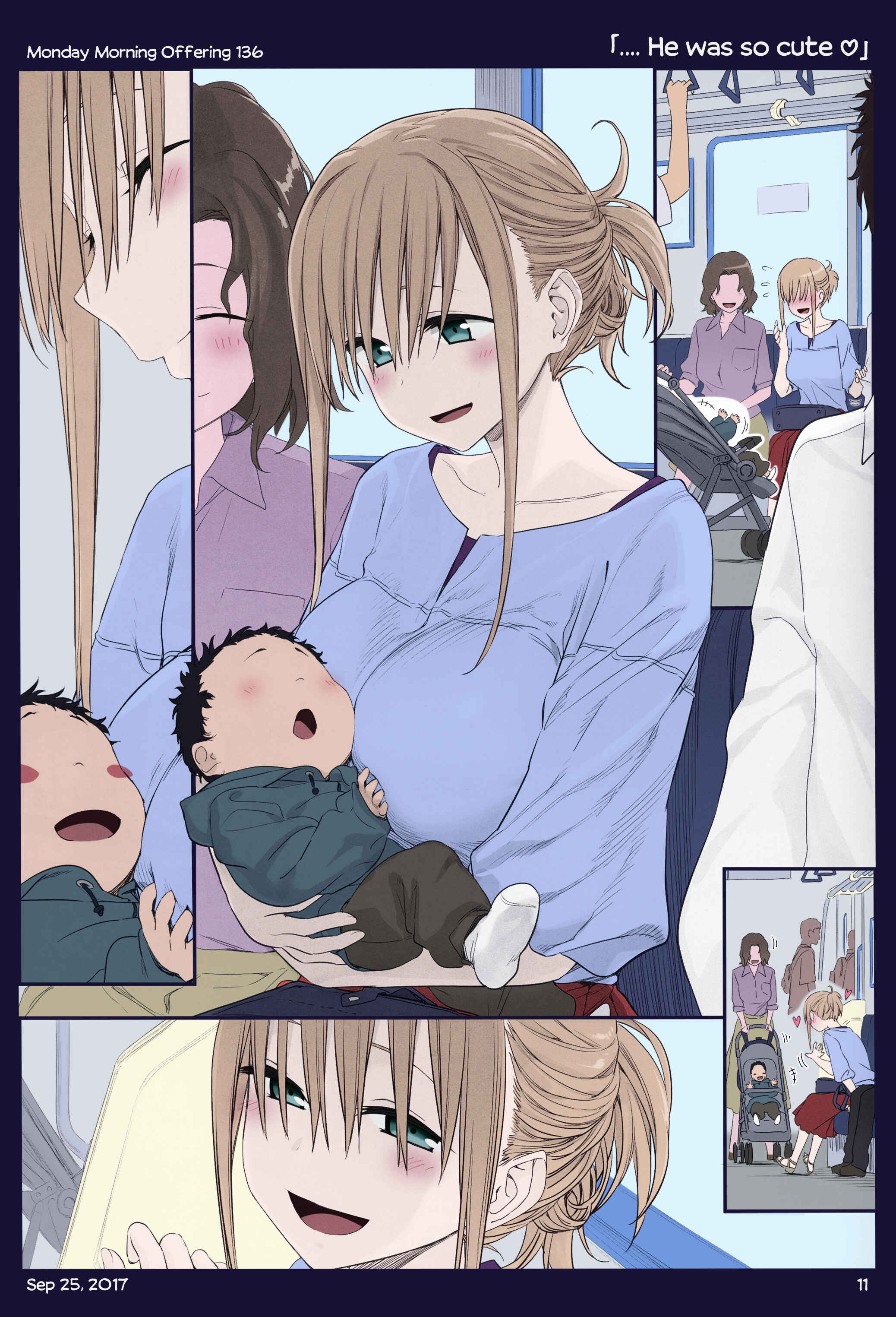 Getsuyoubi no Tawawa (Twitter Webcomic) (Fan Colored) Chapter 15 - Page 10