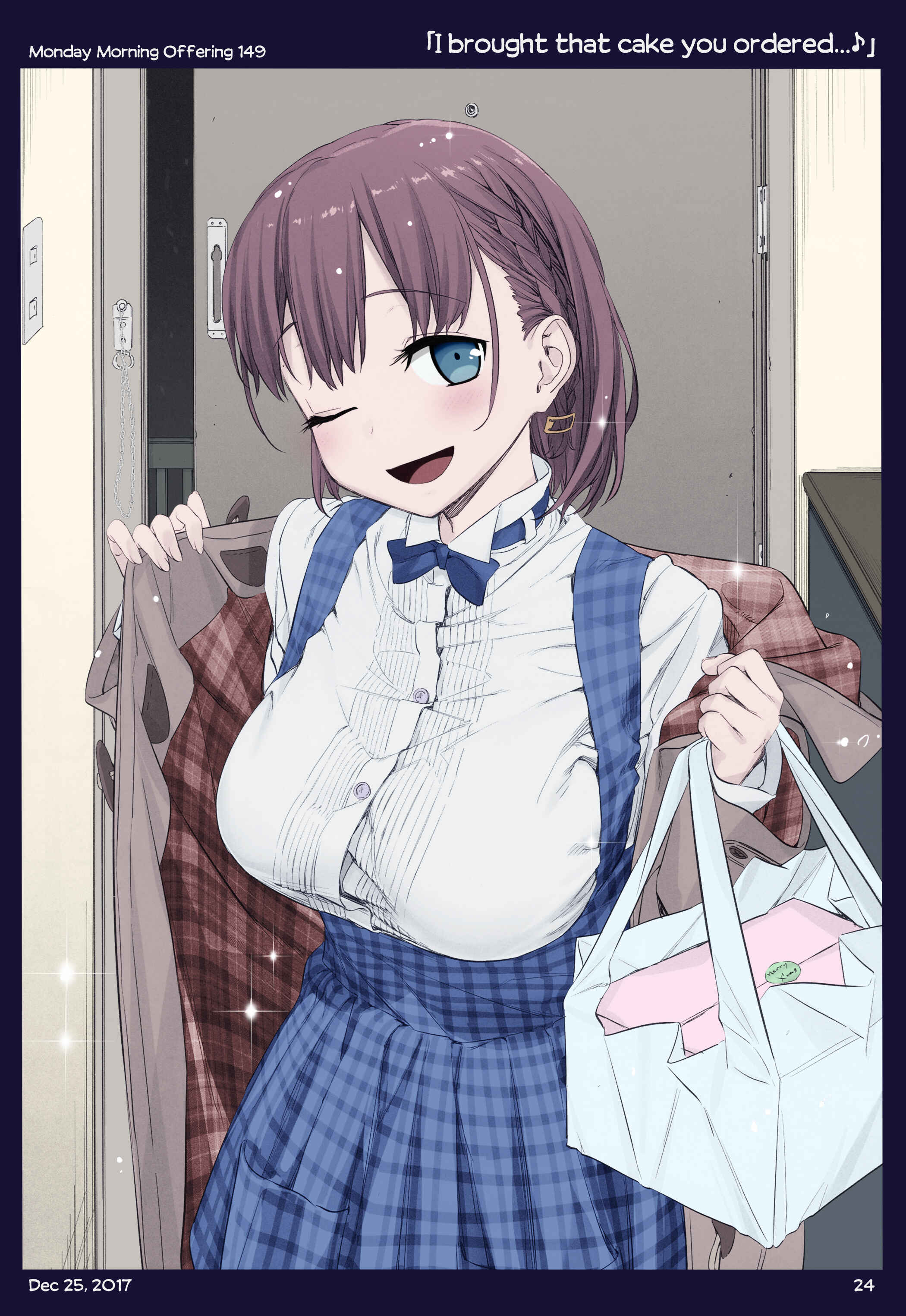Getsuyoubi no Tawawa (Twitter Webcomic) (Fan Colored) Chapter 15 - Page 23
