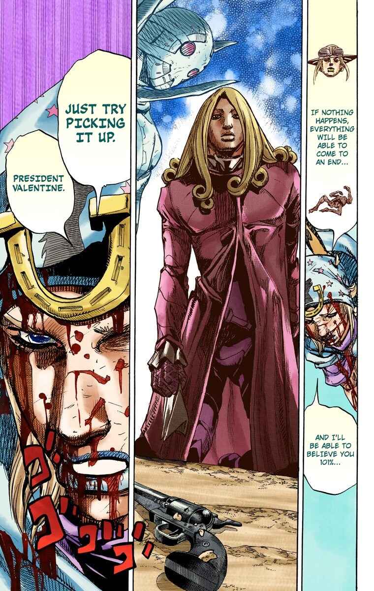 JoJo no Kimyou na Bouken: Part 7 - Steel Ball Run Color-ban Chapter 89 - Page 13