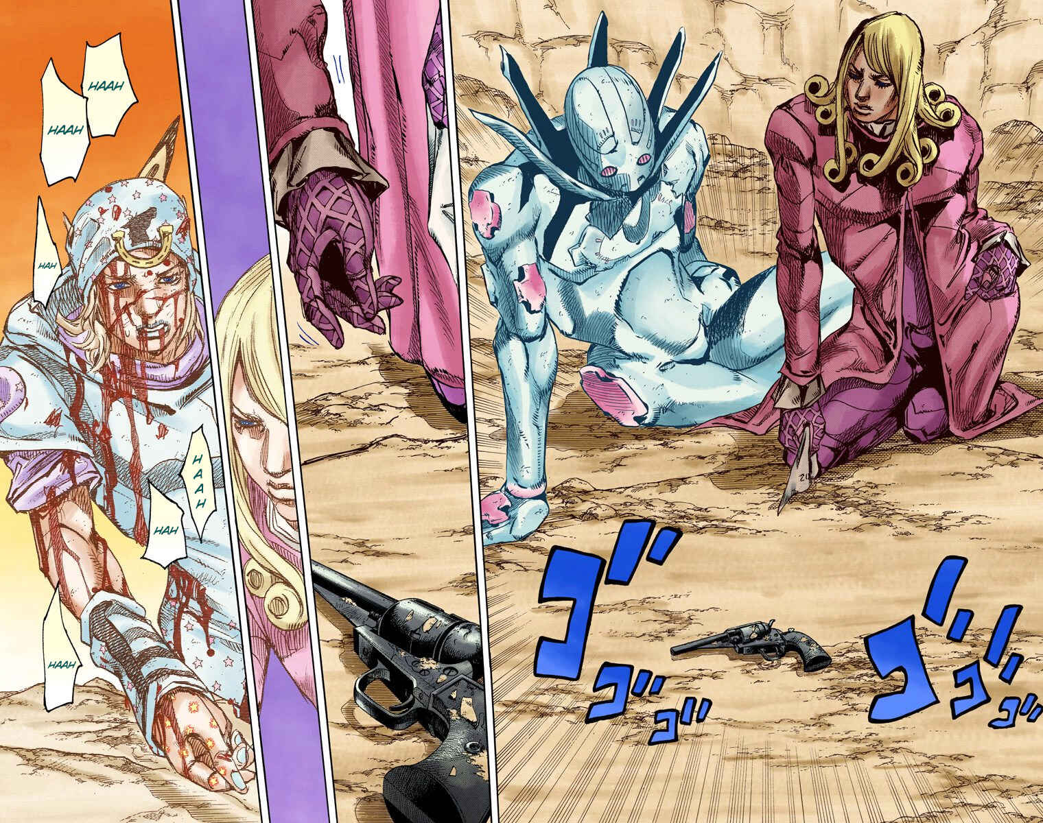 JoJo no Kimyou na Bouken: Part 7 - Steel Ball Run Color-ban Chapter 89 - Page 14