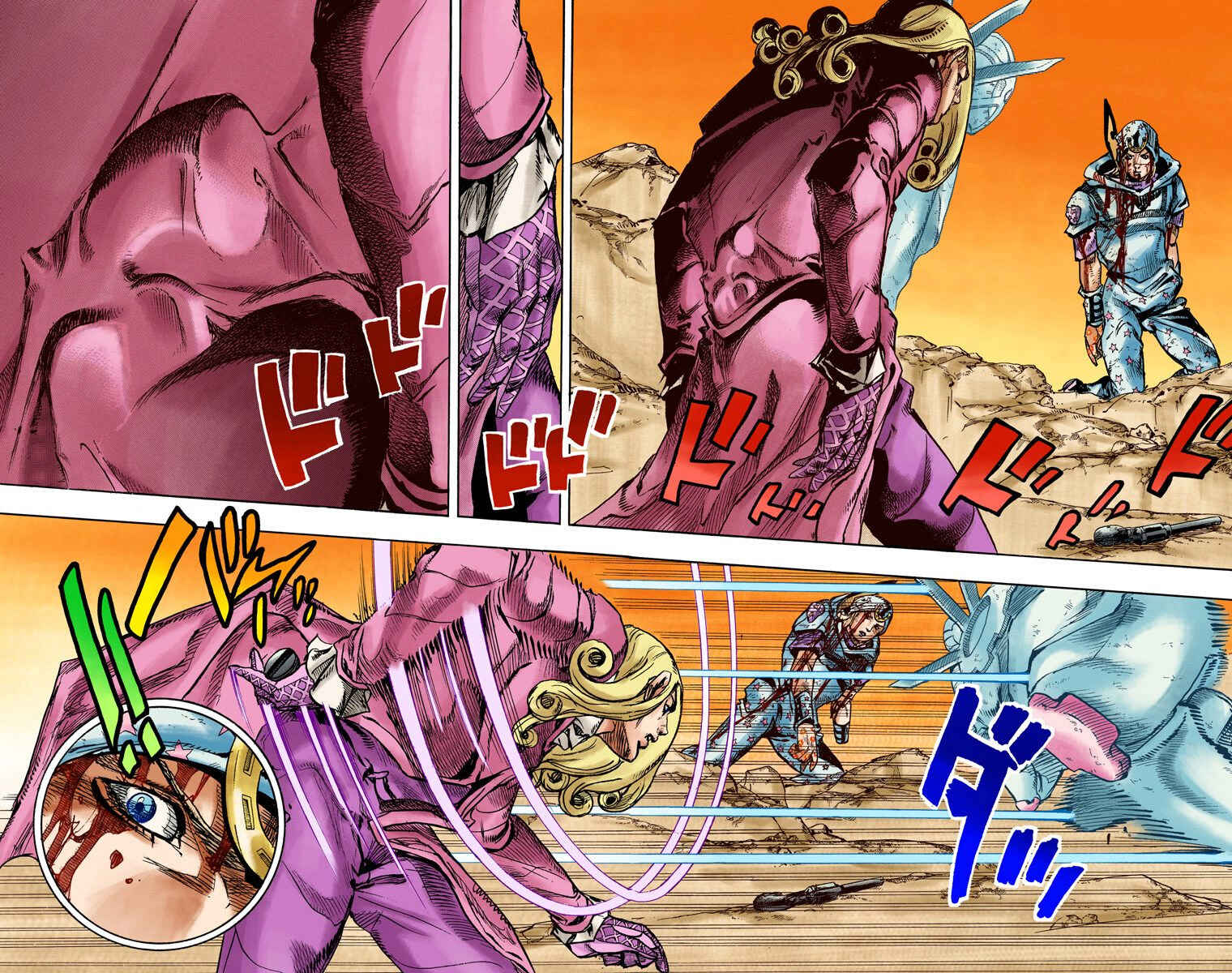 JoJo no Kimyou na Bouken: Part 7 - Steel Ball Run Color-ban Chapter 89 - Page 17