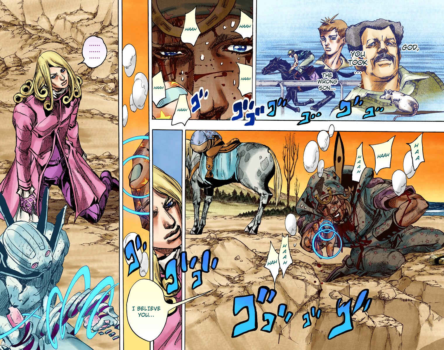 JoJo no Kimyou na Bouken: Part 7 - Steel Ball Run Color-ban Chapter 89 - Page 4