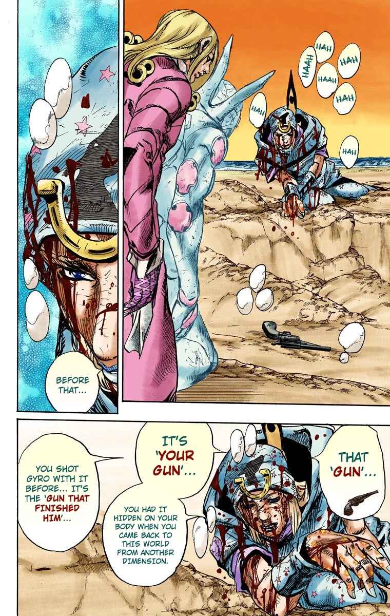 JoJo no Kimyou na Bouken: Part 7 - Steel Ball Run Color-ban Chapter 89 - Page 9