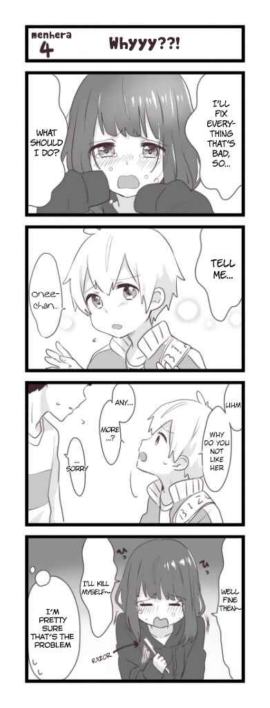 Menhera Shoujo Kurumi-chan Chapter 4 - Page 1