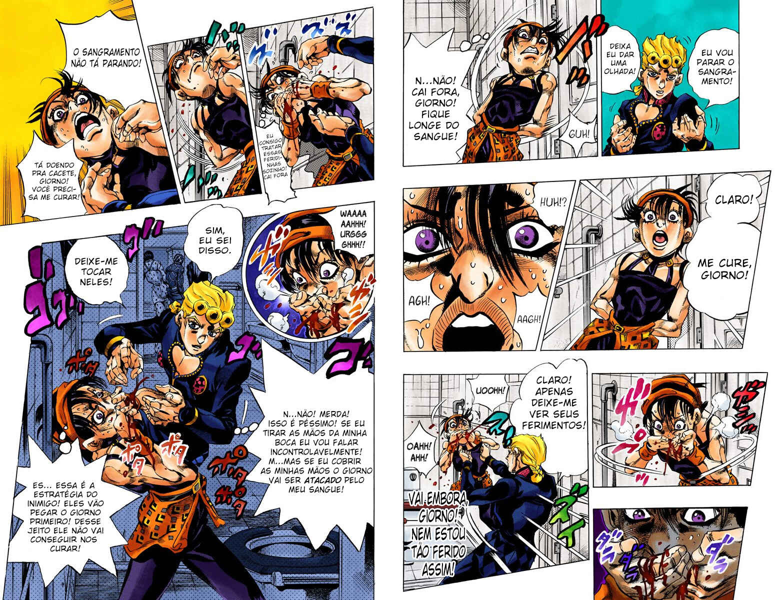 JoJo no Kimyou na Bouken: Part 5 - Ougon no Kaze Color-ban Chapter 88 - Page 8