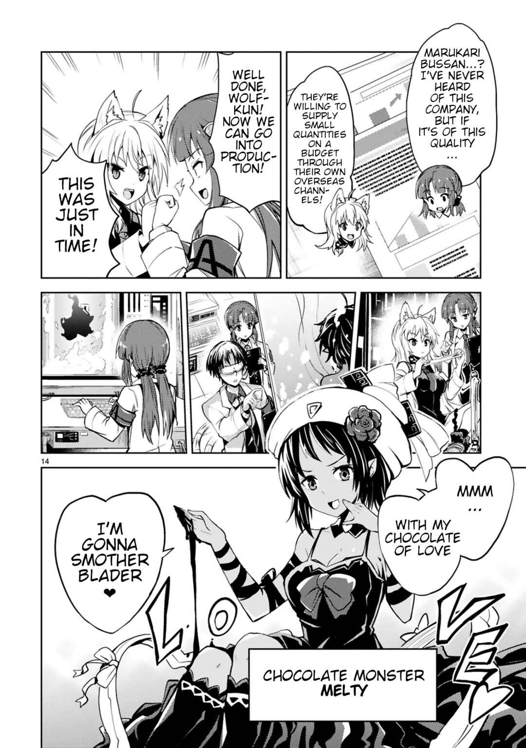 Kaijin Kaihatsubu no Kuroitsu-san Chapter 11 - Page 14