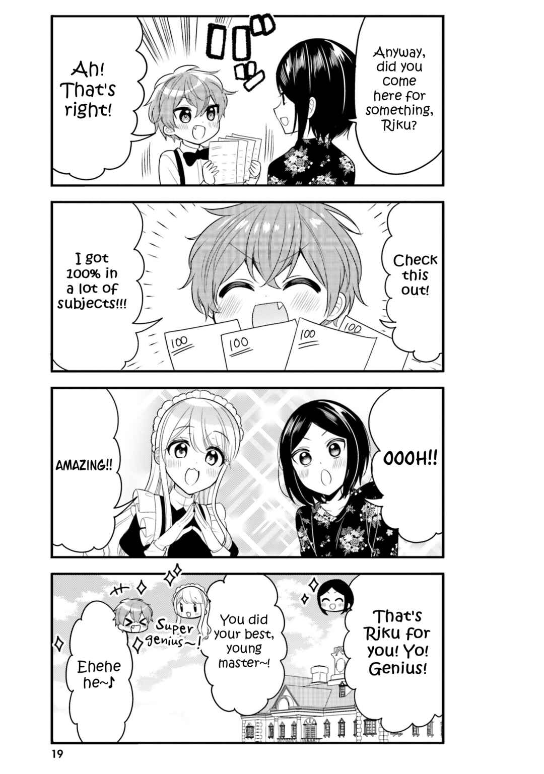 Tekito na Maid no Oneesan & Erasou de Ichizu na Botchan Chapter 33 - Page 7