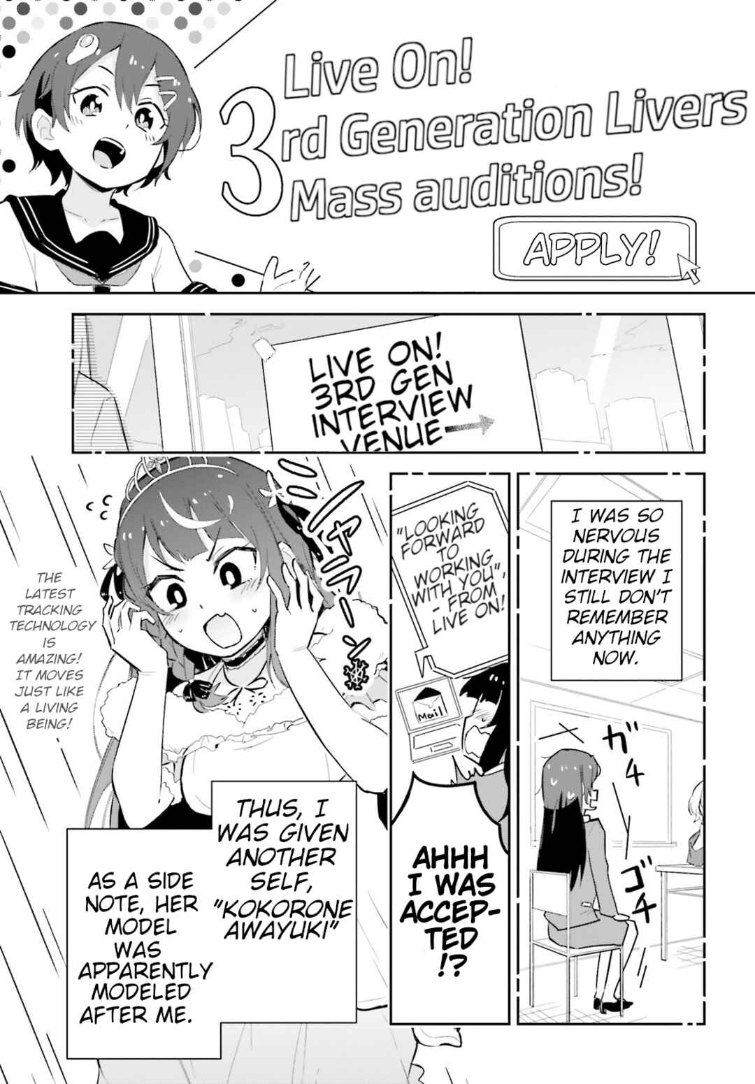 VTuber nandaga Haishin Kiri Wasuretara Densetsu ni Natteta Chapter 1 - Page 11