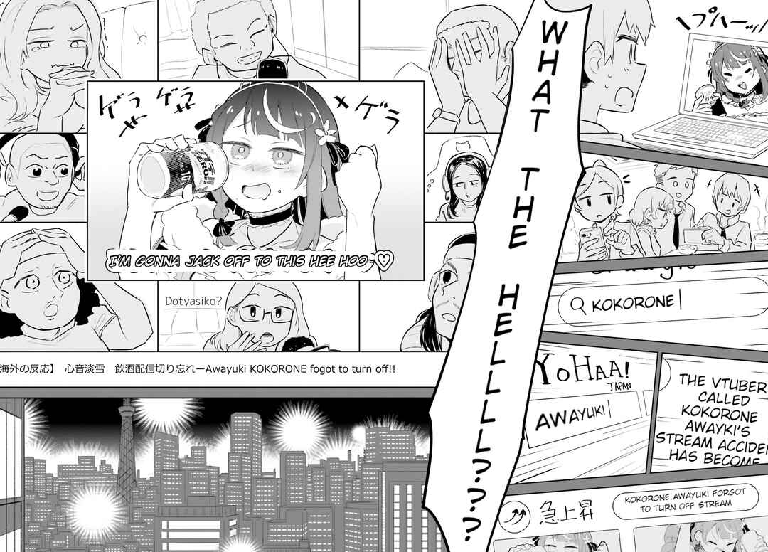 VTuber nandaga Haishin Kiri Wasuretara Densetsu ni Natteta Chapter 1 - Page 28