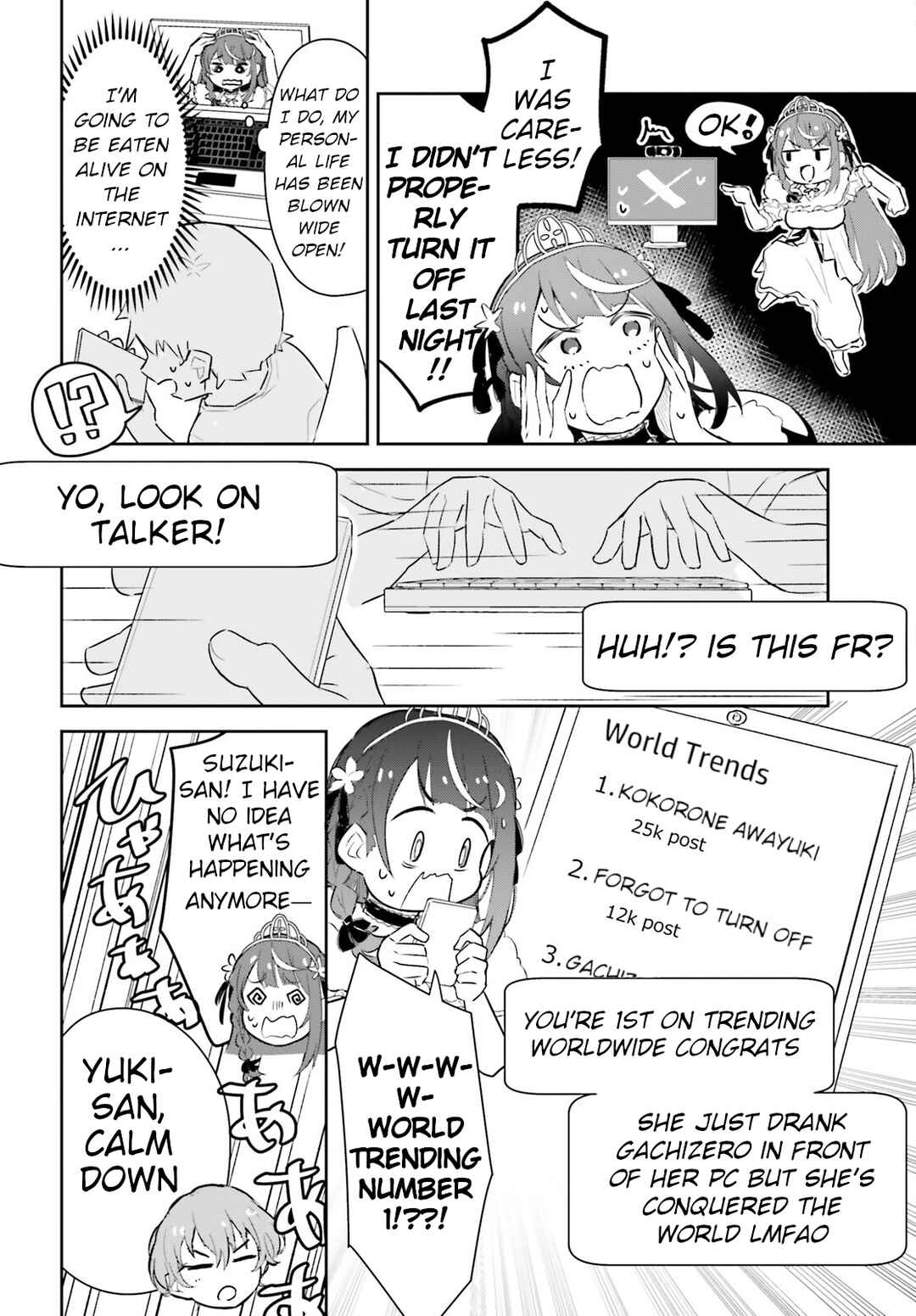 VTuber nandaga Haishin Kiri Wasuretara Densetsu ni Natteta Chapter 1 - Page 29