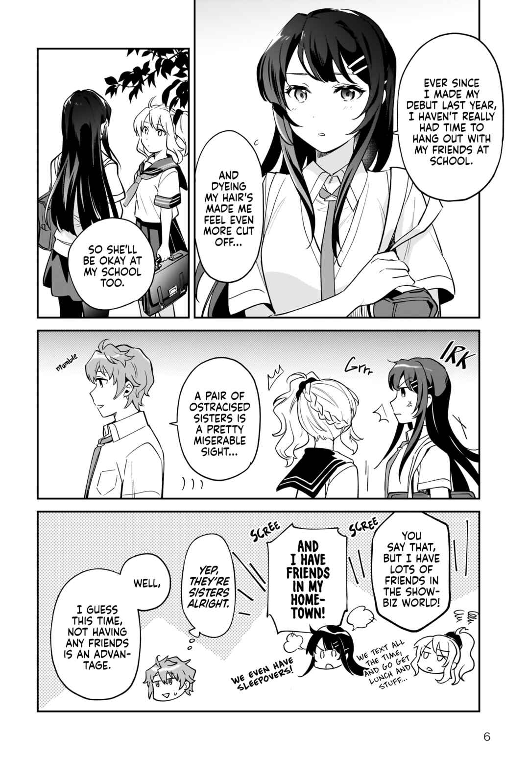 Rascal Does Not Dream of Siscon Idol Chapter 3.1 - Page 6