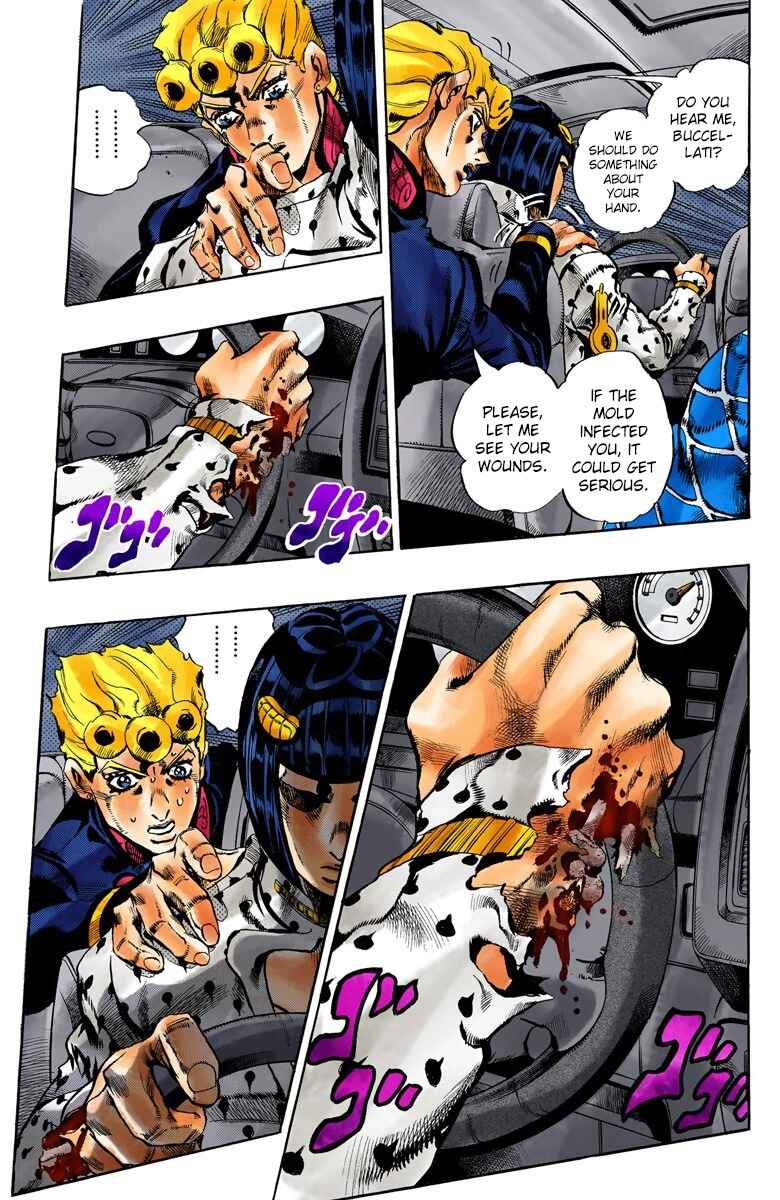 JoJo no Kimyou na Bouken: Part 5 - Ougon no Kaze Color-ban Chapter 118 - Page 10