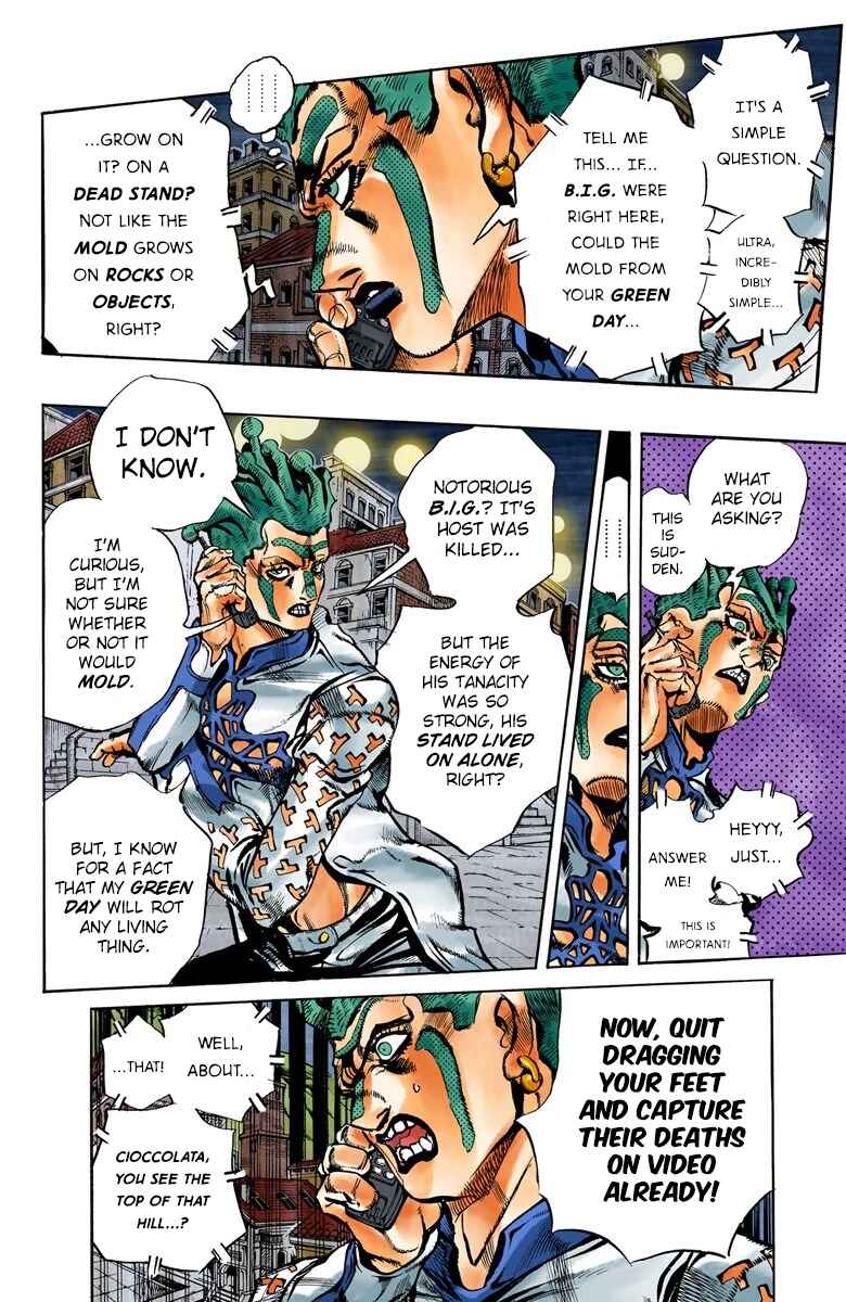 JoJo no Kimyou na Bouken: Part 5 - Ougon no Kaze Color-ban Chapter 118 - Page 5