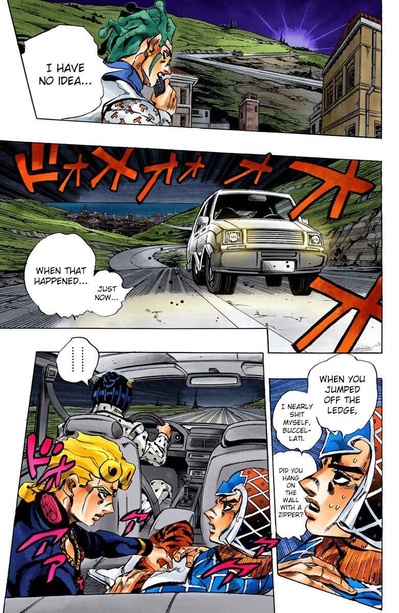 JoJo no Kimyou na Bouken: Part 5 - Ougon no Kaze Color-ban Chapter 118 - Page 8