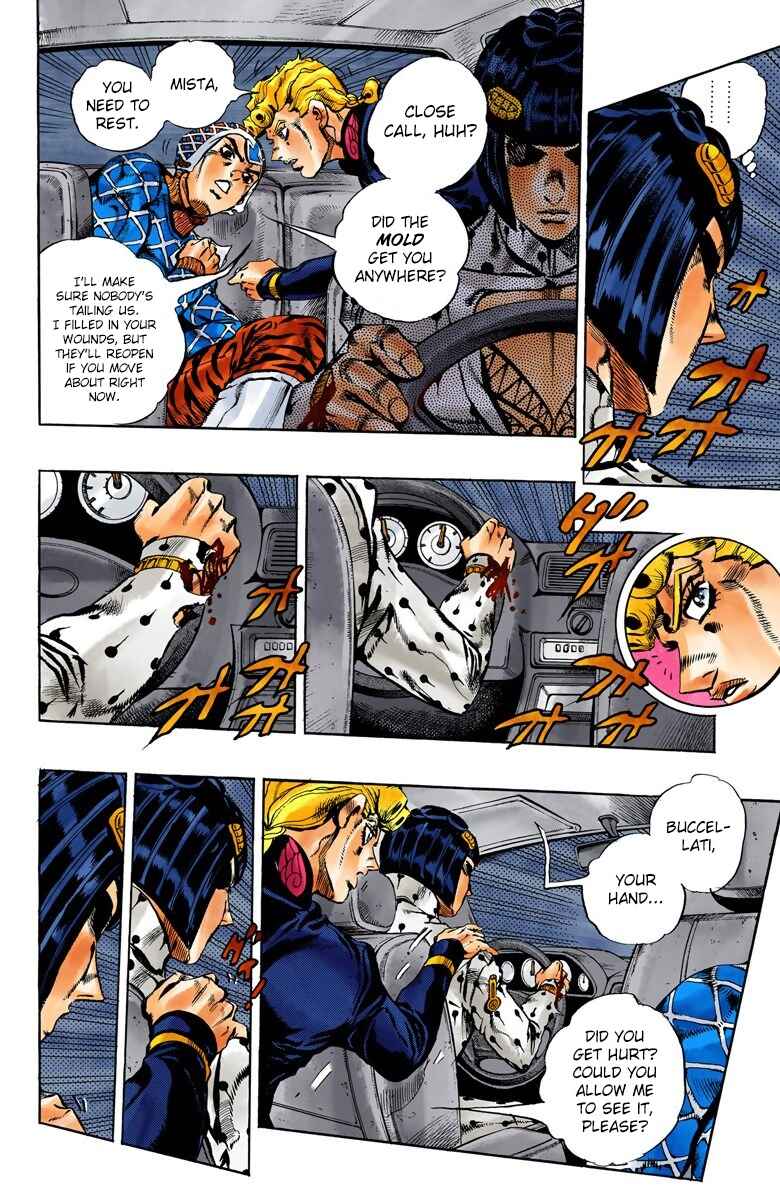 JoJo no Kimyou na Bouken: Part 5 - Ougon no Kaze Color-ban Chapter 118 - Page 9