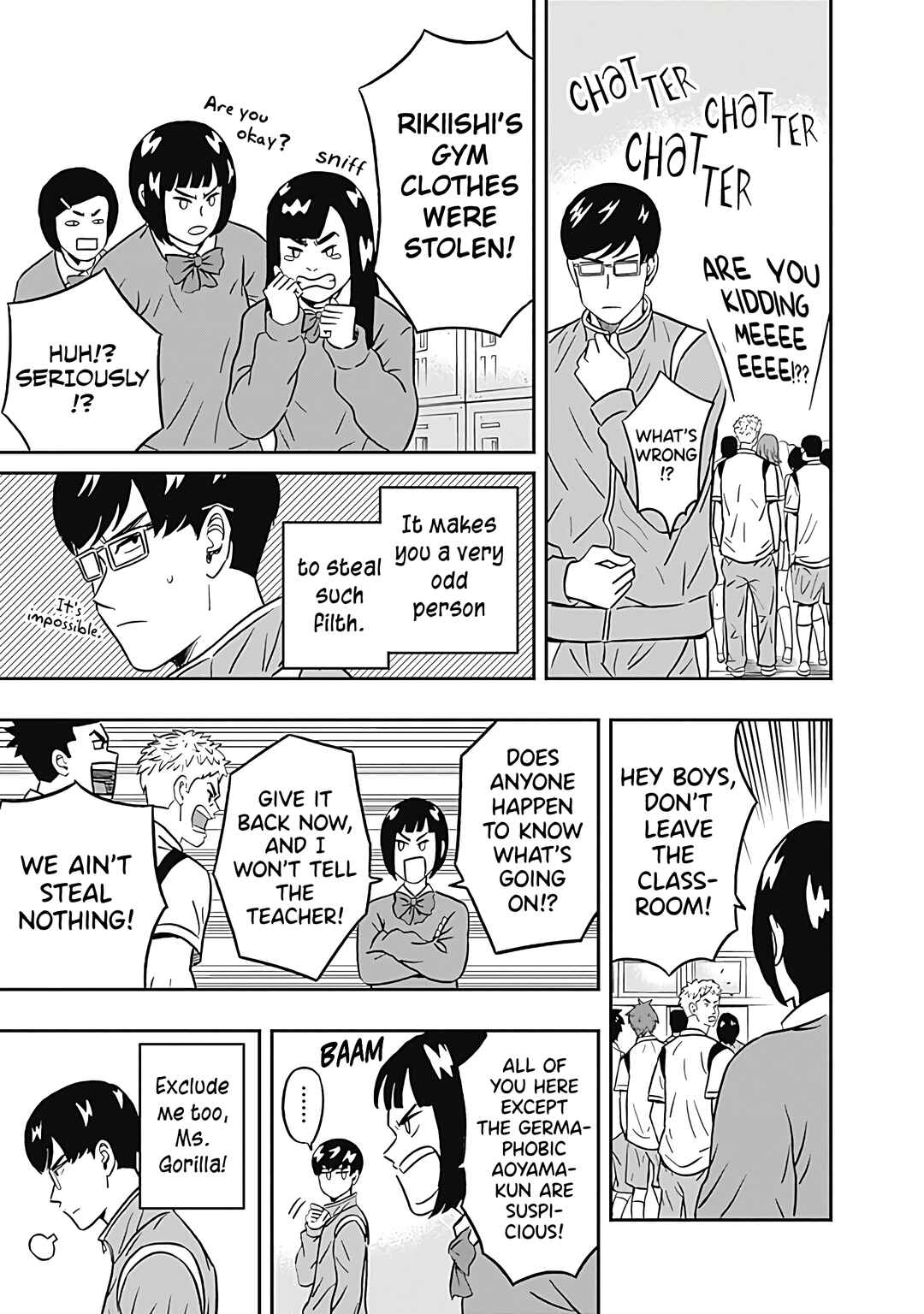 Keppeki Danshi! Aoyama-kun Chapter 33 - Page 11