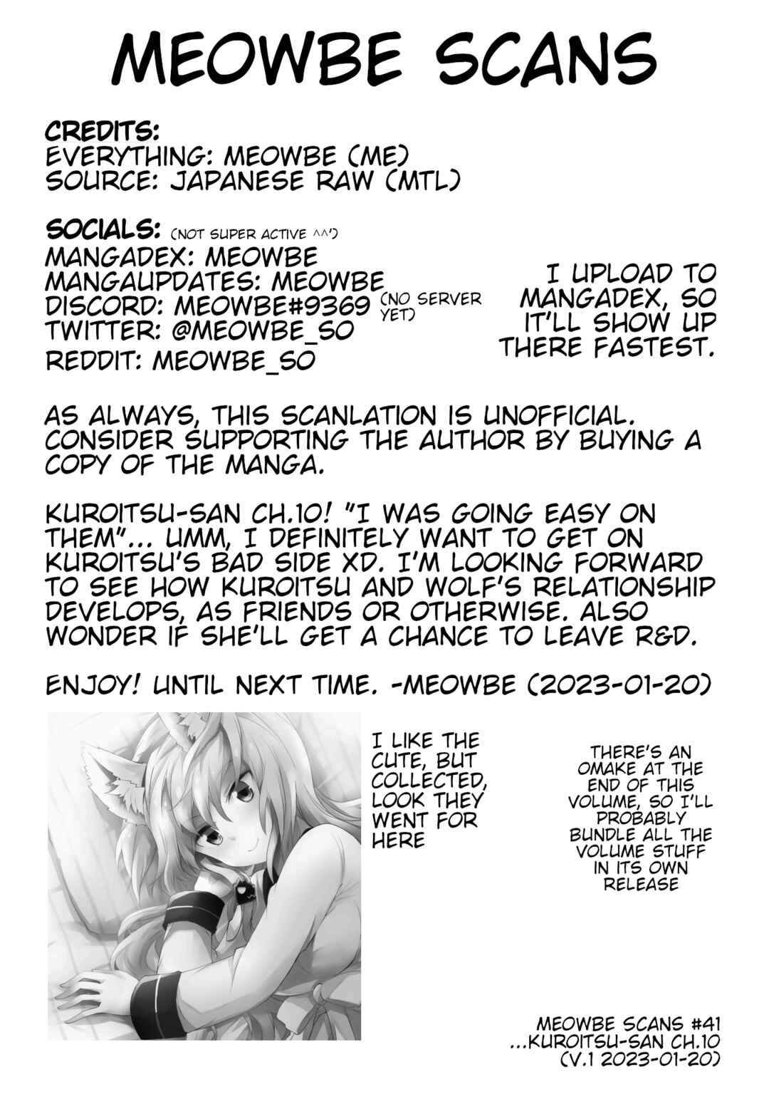 Kaijin Kaihatsubu no Kuroitsu-san Chapter 10 - Page 21