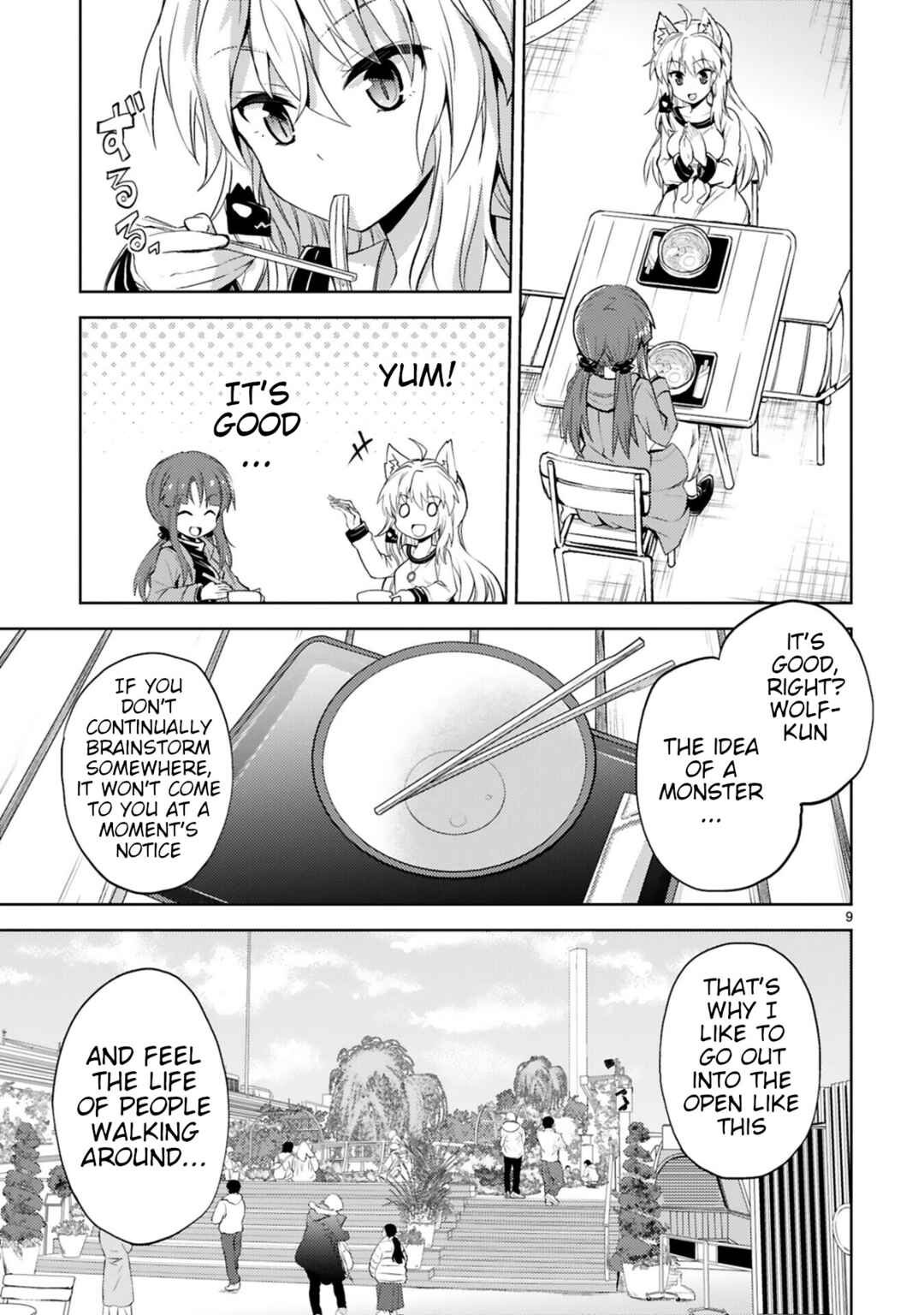 Kaijin Kaihatsubu no Kuroitsu-san Chapter 10 - Page 9
